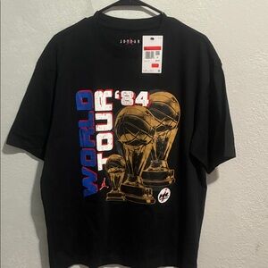 Jordan Black World Tour '84 Graphic Tee